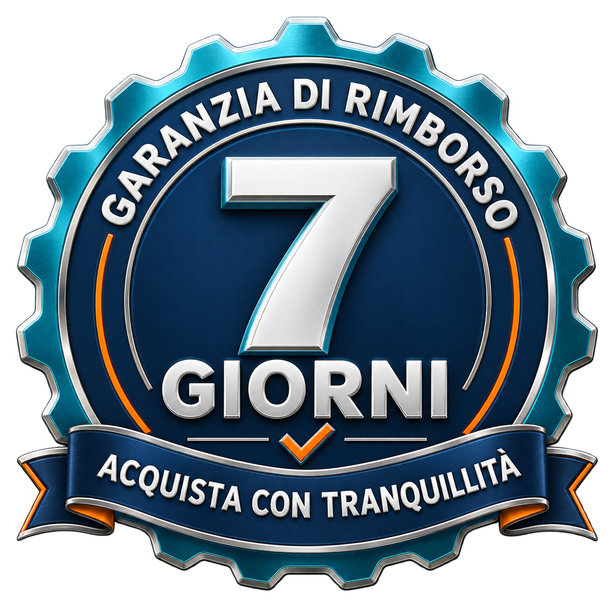 Selo de garantia de reembolso de 7 dias