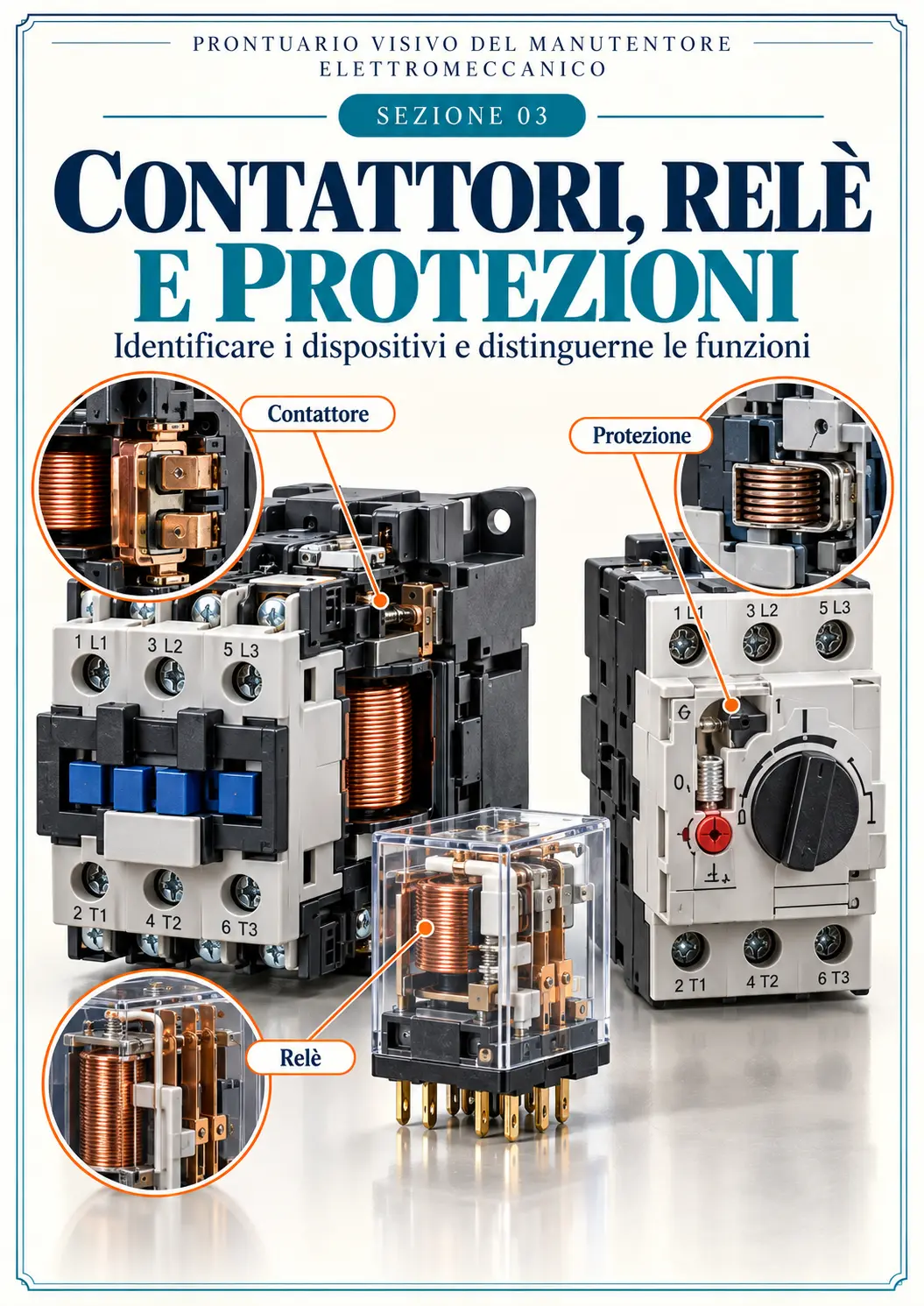 Contattori, relè e protezioni
